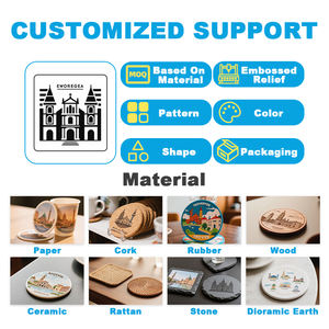 Posavasos impermeables de goma de silicona personalizados de alta calidad y precio de fábrica - Product Image 4