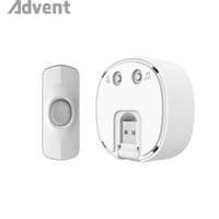 Sonnette sans fil avec émetteur à piles, sonnette de porte étanche, kit de sonnette de porte intelligente sans fil