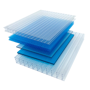 Jxh bán buôn không thể phá vỡ multiwall Bảng điều khiển bằng nhựa không thấm nước trong suốt di động Polycarbonate tổ ong tấm rỗng - Product Image 1