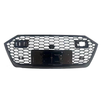 Grille de pare-chocs avant en ABS de style RS7 en nid d'abeille noir et argent de haute qualité PNB pour Audi A7 S7 C8 2019-2025, garantie 1 an