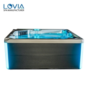 Sang Trọng Hiện Đại Móng Chân Spa Massage Ghế 2M Đơn Lập Whirlpool Hot Bồn Tắm Với Hương Thơm Và Massage Máy Bay Phản Lực Cho Vườn Ngoài Trời Sử Dụng - Product Image 6