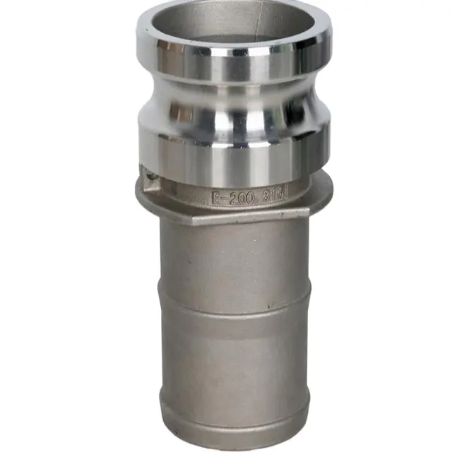 Hot Koop Hydraulische Flexibele Pijp Quick Connector Type E Rvs 316/304 Camlock Koppeling