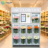 Distributeur automatique de fleurs intelligent avec système de refroidissement, distributeur floral en libre-service pour centres commerciaux et rues