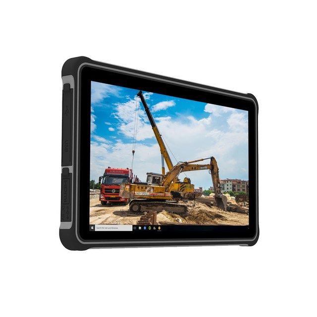 New 10.1 Inch Rugged Industrial Tablet PC Intel N5100 Windows 11 8GB 256GB NFC Dual Camera IP65 Waterproof 4G LTE Warehouse