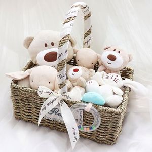 Organic Cotton Baby Girl Toy Gifts Blanket for New Mom Pregnant Women Newborn Baby Show Gift Set Custom Baby Toy Gift <b>Present</b> - Product Image 5