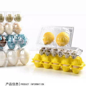 wholesale transparent 30 eggs PP material plastic blister tray transporting chicken quail duck egg tray