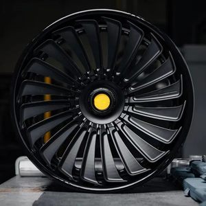 Jantes forgées de 20, 21, 22, 24 et 26 pouces pour Rolls-Royce Ghost, Phantom, Cullinan, <span class=keywords><strong>Dawn</strong></span>, Wraith, SilverShadow, SilverSpirit, Spectre LUX04 - Product Image 4