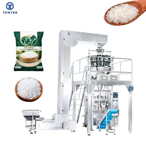 Voll automatische Reis waage Verpackungs maschine Preis von 1kg 2kg 5 Kilo Reis verpackungs maschine