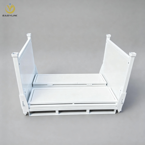 Unità di Ritenzione <span class=keywords><strong>Pallet</strong></span> Pieghevole e Impilabile in Acciaio Dolce Rinforzato Easylink, Capacità 1500kg, per Fornitori OEM ODM - Product Image 2