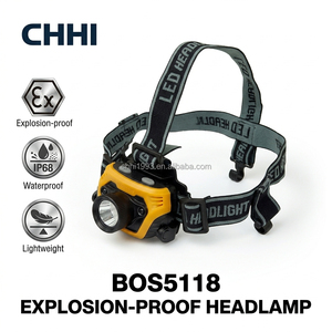 <span class=keywords><strong>Lampe</strong></span> <span class=keywords><strong>frontale</strong></span> LED conforme aux normes <span class=keywords><strong>ATEX</strong></span> IP68, homologuée EX, intrinsèquement sûre, rechargeable, étanche, 3 modes pour le pétrole, le gaz et les produits chimiques - Product Image 1