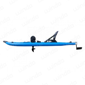 Kayak de pêche en mer Dropstitch, kayak tandem portable, fabricants de kayaks avec pédales, bateau - Product Image 4
