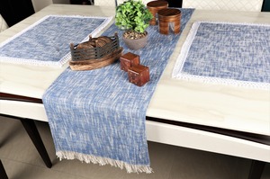 Wholesale Price Export Customizable Woven Fringe Cotton <b>Table</b> <b>Runner</b> & Cushion Mat Machine Washable for Home Hotel <b>Dining</b> Decor - Product Image 2