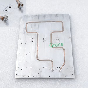 Placas <span class=keywords><strong>de</strong></span> Refrigeración por Agua Personalizadas, Radiadores <span class=keywords><strong>de</strong></span> <span class=keywords><strong>Aluminio</strong></span> <span class=keywords><strong>de</strong></span> Alta Potencia con Tubos <span class=keywords><strong>de</strong></span> Cobre Integrados para Baterías <span class=keywords><strong>de</strong></span> Nueva Energía y Telecomunicaciones - Product Image 4