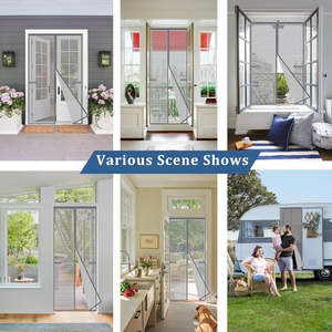 Pantalla de malla magnética <span class=keywords><strong>para</strong></span> insectos de diseño moderno <span class=keywords><strong>para</strong></span> ventanas y puertas, mosquitera de fibra de vidrio al por mayor, cortina magnética, tecnología <span class=keywords><strong>para</strong></span> moscas - Product Image 6