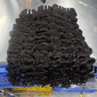 Extensions de cheveux naturels noirs Ocean Wave, mèches de cheveux vierges bruts doublement étirées, à coudre, lot de mèches en tissage