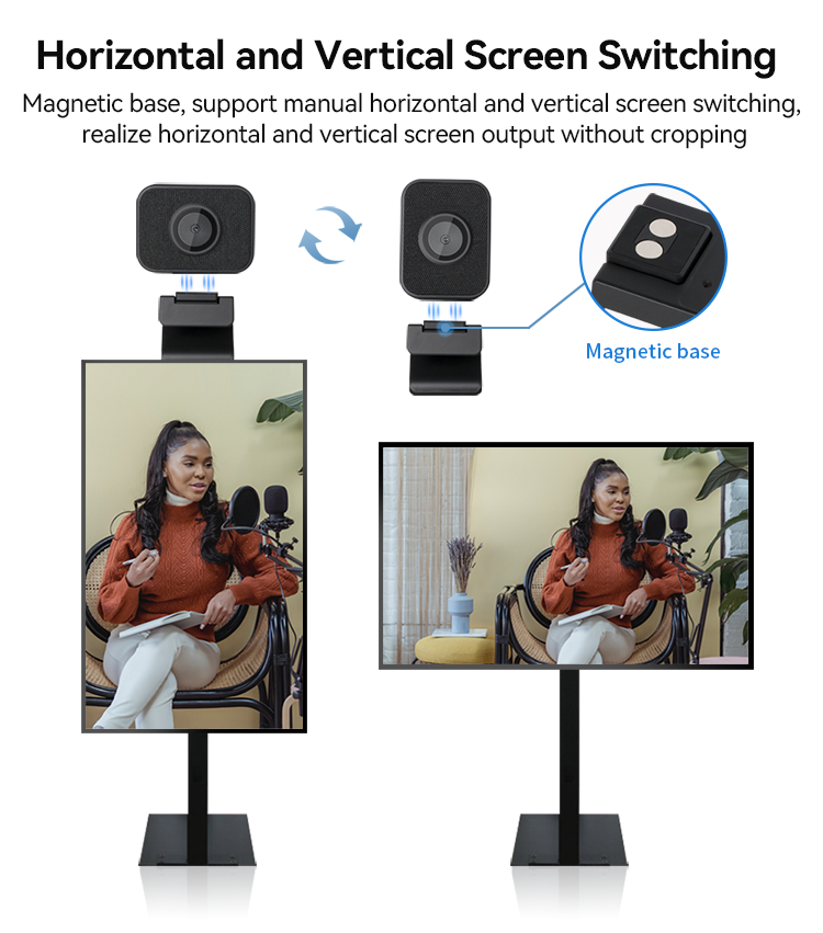 HDKATOV Fixed Focus Type-C IP Camera with Microphone 4K UHD USB Plug ...