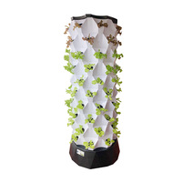 Système hydroponique vertical de jardinage en tour aéroponique rotative pour serre agricole, nouveauté 2023