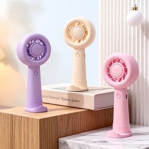 LingPan Portable <b>Fan</b> 5W Rechargeable Battery Handheld With <b>Stand</b> For Office Desk Student Use - Product Image 5