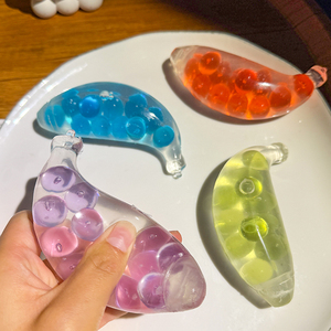 Jouet à presser en forme de pierre précieuse et perle, super doux, à rebond lent, pour la relaxation, cadeau idéal pour Noël, Halloween - Product Image 1