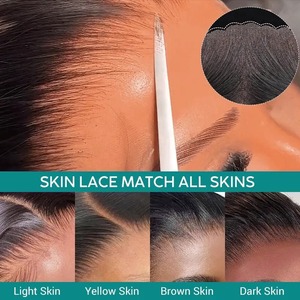 Wear and Go Human Hair <strong>Wigs</strong> 13x6 HD <strong>Lace</strong> Frontal Indian Cuticle Aligned Hair GLueless <strong>Wigs</strong> HD <strong>Lace</strong> Front <strong>Wigs</strong> for Black Women - Product Image 6