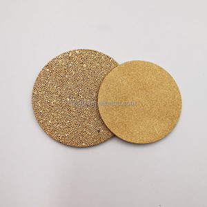 0.5-100micron chính xác tùy chỉnh xốp thiêu kết đồng ống đồng Đĩa lọc - Product Image 3