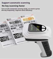 KEFAR-Escáner de código de barras 2D, lector QR inalámbrico de mano, matriz de datos, PDF417 IOS Android Win