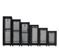 Armoire de Baie Réseau pour Centre de Données 19 Pouces, Montage en Rack Standard, Extérieure, Noire, OEM (4U, 6U, 9U, 12U, 22U, 27U, 32U, 36U, 42U, 46U)