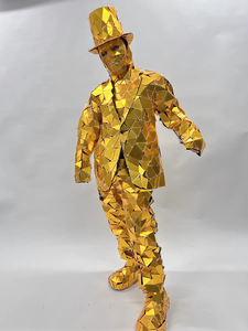 Costume <span class=keywords><strong>de</strong></span> Danseur avec Miroir et Lumières LED Personnalisées, Technologie Créative, <span class=keywords><strong>Spectacle</strong></span> <span class=keywords><strong>de</strong></span> <span class=keywords><strong>Danse</strong></span> sur Scène et en Club, Vêtements pour Spectacles <span class=keywords><strong>de</strong></span> Salle <span class=keywords><strong>de</strong></span> Bal - Product Image 3