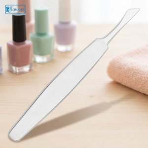 มีดดันหนังกำพร้าสแตนเลสปลายด้านเดียวเครื่องมือทำเล็บ - Product Image 2