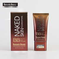 Kecantikan Romantis Kosmetik Tahan Air 45g Mineral Face Foundation BB Cream Liquid Base High Definition Smoothing Makeup