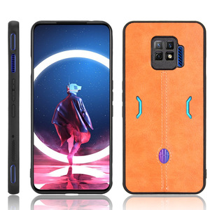 Funda protectora ligera de piel de vaca con patrón de cuero PU para teléfono móvil <span class=keywords><strong>ZTE</strong></span> Nubia <span class=keywords><strong>Red</strong></span> <span class=keywords><strong>Magic</strong></span> <span class=keywords><strong>7</strong></span> <span class=keywords><strong>Pro</strong></span> - Product Image 1