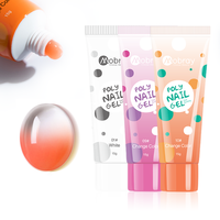 Kit Poly Nail Gel Tout Pour Manucure Extension Rapide Polygels Kit Nail Set Avec Nail Art Outils Avec Gel Solution