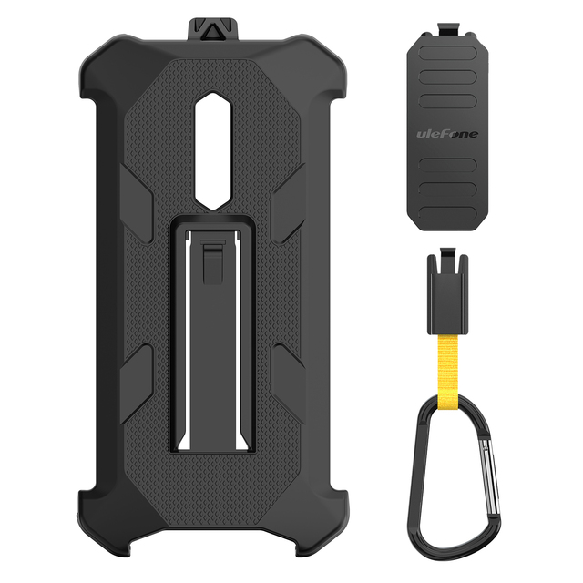 Ulefone Armor Case for RugKing 2 Series UAS68 PC Protective Case With Back Clip Carabiner Hanging Strap Support Phone Case
