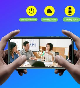 Một cú nhấp chuột ghi âm 4K HD video trở lại clip thiết kế tem thời gian cuộc họp thông minh Bút máy ảnh ghi âm - Product Image 3