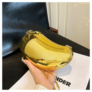 Femmes 2024 été pour mangue en forme d'argent et d'or Laser sac de soirée sac à main de créateur pour les fêtes de mariage petits sacs à main <span class=keywords><strong>pochette</strong></span> - Product Image 3