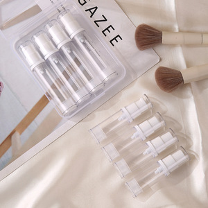 Transparent Cosmetic <b>Spray</b> Bottles 3Pcs With Compression Cap Travel Skin Care <b>Set</b> Moisturizer Serum Storage - Product Image 3