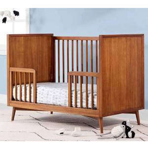 Cuna de Madera Maciza de Alta Gama con Modos Convertible en Cama para Bebés y Niños Pequeños para una Compañía Más Íntima - Product Image 2