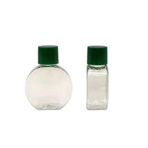 30毫升PET塑料香水瓶小尺寸圆形化妆品容器批发