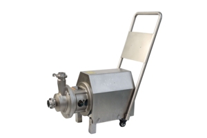 Food Grade Stainless Steel SS304 SS316L Transfer Self-Priming <b>Pump</b> CIP Return Water <b>Pump</b> With Trolley - Product Image 1