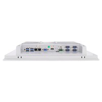 GOWINPC Ordinateur industriel tout-en-un entièrement fermé de 15,6 pouces 16:9 sans ventilateur avec interface USB et écran tactile capacitif