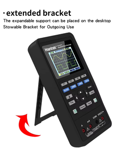 <span class=keywords><strong>Osciloscopio</strong></span> portátil Hantek 2D72, <span class=keywords><strong>dos</strong></span> <span class=keywords><strong>canales</strong></span>, 250MSa/s, 12 bits, 70Mhz, multímetro Digital portátil + generador de señal de 25MHz, 3 en 1 - Product Image 4