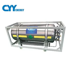 175L gallon dewar cilinder voor vloeibare argon LOX/LIN/Lar/LCo2/LNG/LPG