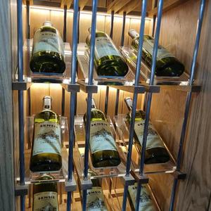 <span class=keywords><strong>Cave</strong></span> <span class=keywords><strong>à</strong></span> <span class=keywords><strong>vin</strong></span> de luxe personnalisée 2022, petite/grande, en bois massif et acier inoxydable, avec vitre chauffante - Product Image 6