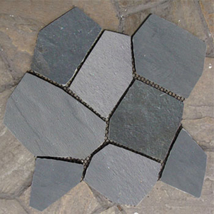 Color diferente HBLS-Series-3 natural neto puesto pizarra similares en tortuga para la pared y el piso de piedra alfombras en malla - Product Image 3