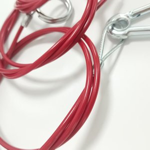 Nhà Máy Tùy Chỉnh Xe Khẩn Cấp Mạ Kẽm Cao Su Bao Phủ Dây Dây Kéo Khả Năng Tải 300Kg Mạnh Mẽ Dây Thép Trailer Dây - Product Image 4