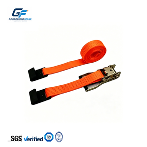 Correa de Amarre con Gancho Plano de <span class=keywords><strong>2</strong></span> Pulgadas, Eslingas de Carga con Trinquete, Eslingas Karbolite con Trinquete - Product Image 1