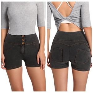 Pantalones Cortos Deportivos YNSEA para <span class=keywords><strong>Mujer</strong></span>, Diseño Personalizado, Cintura Alta, Levanta Glúteos, Efecto Scrunch, Sin Costuras - Product Image 4