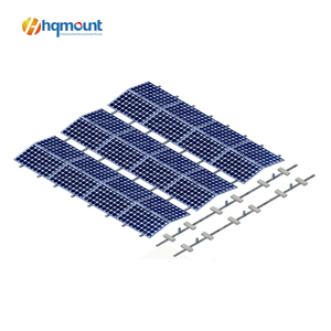Support de toit solaire universel, non pénétrant, lesté, pour toits plats en béton orientés vers l'est et l'ouest - Product Image 4