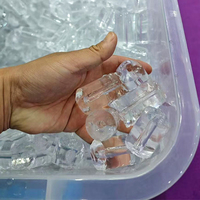 Machine à glace industrielle en tubes, production quotidienne de 15 tonnes, refroidie par eau, compresseur à vis pour usine chimique