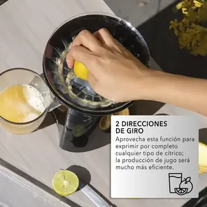 Spremiagrumi Elettrico Manuale RCA RC-8004N Nero, Estrattore di Succo Lento con Lama Impermeabile in Acciaio Inox per Cucina Domestica - Product Image 2